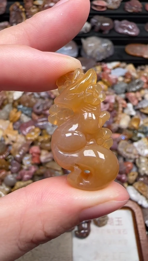 颈饰未镶嵌硅化珊瑚（珊瑚玉）658