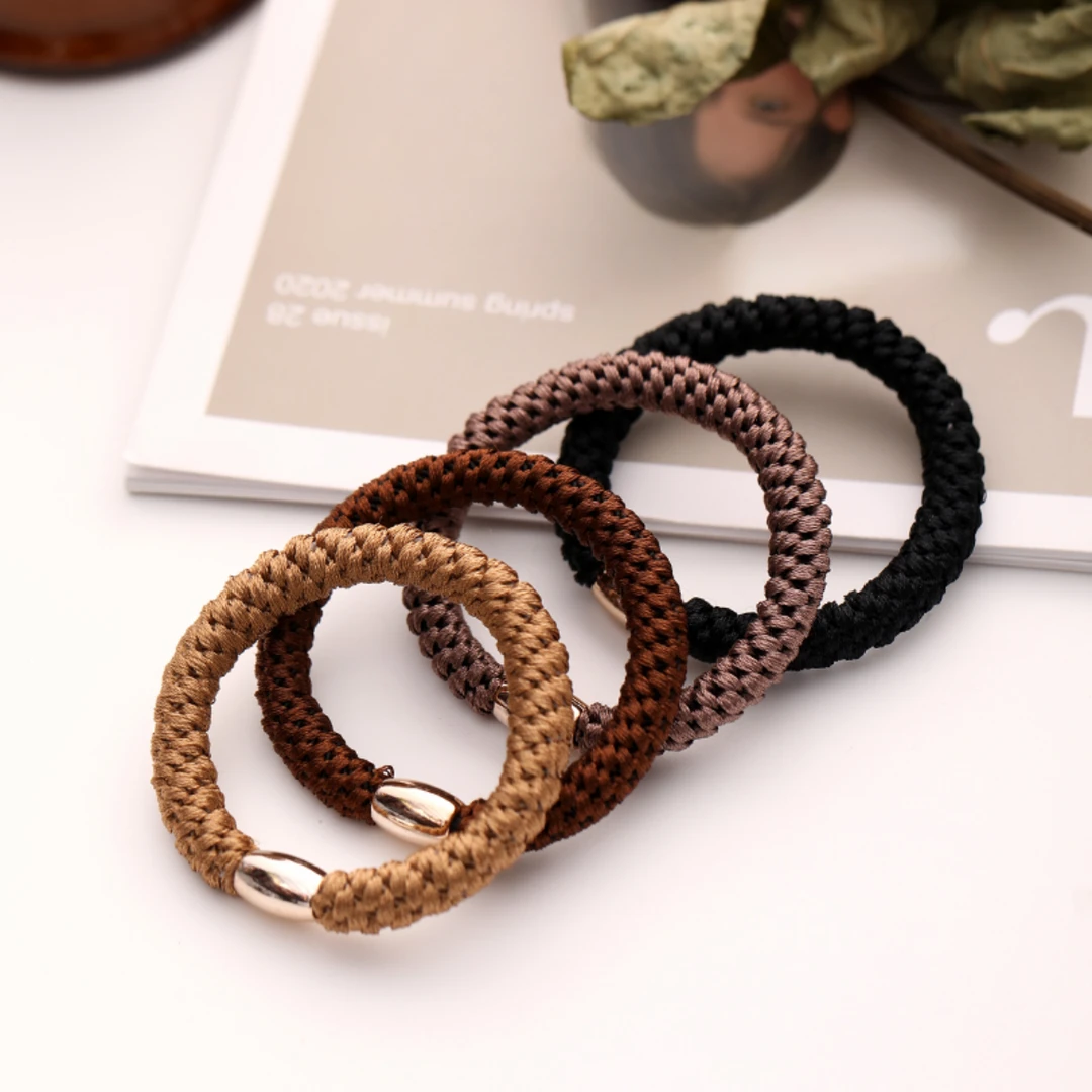 顺风【超值5条装】天王嫂昆凌同款发圈高马尾发绳高弹力耐用不伤发