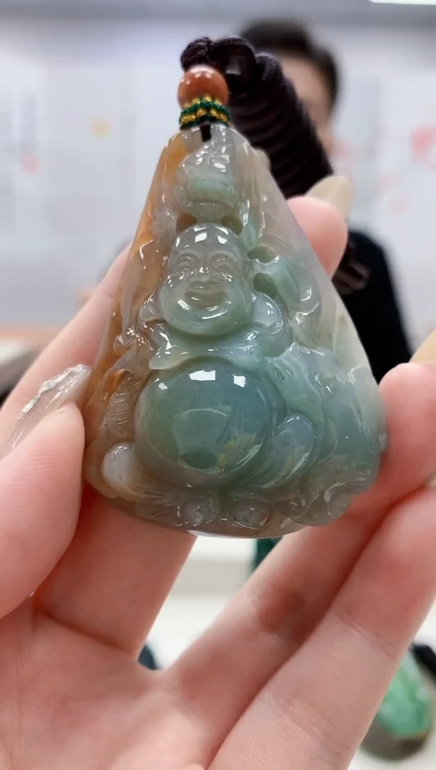 未镶嵌定制翡翠4917jw-毛货挂件4