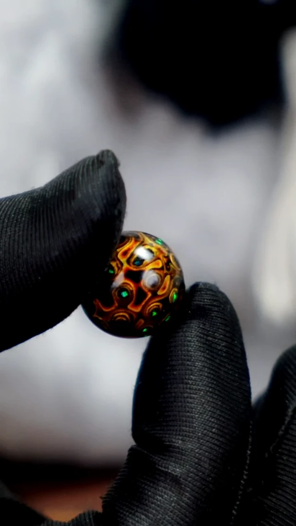 疯子大漆黑金满欧15mm