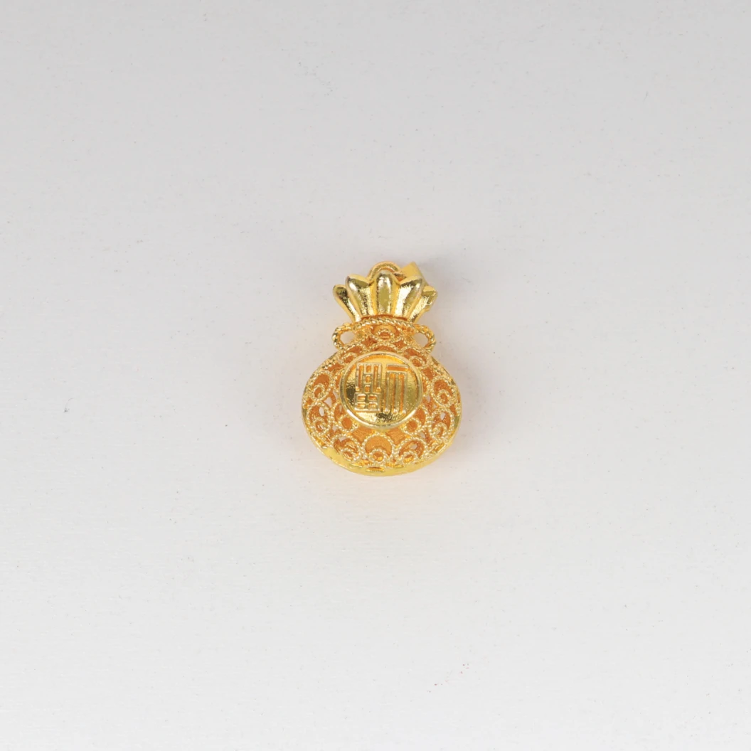 【专属活动】CSDZ018黄色时尚百搭镂空钱袋合金吊坠女款