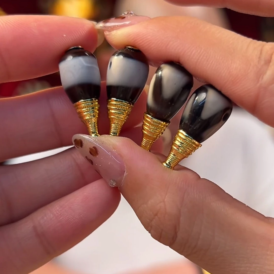 朝奉精选 珠珠三通 文玩配饰 （多样性发货）