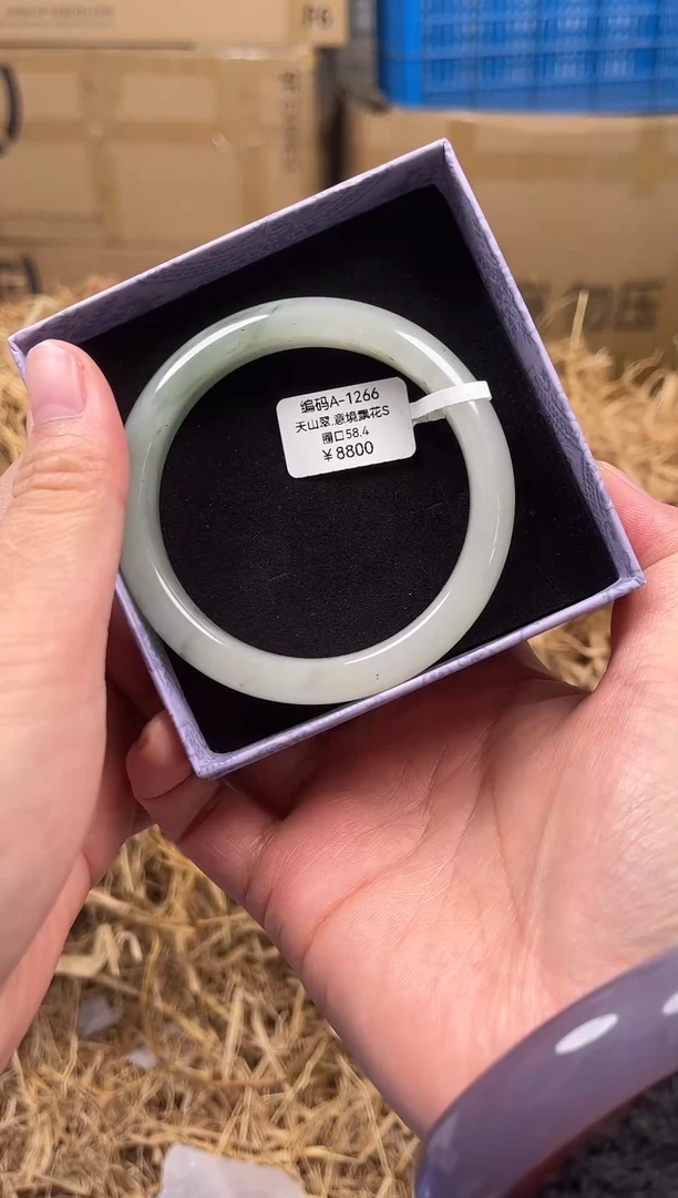 未镶嵌手镯石英质玉A-1266