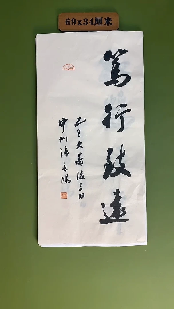 书法书法 张若鸿 尺寸69cm*34cm