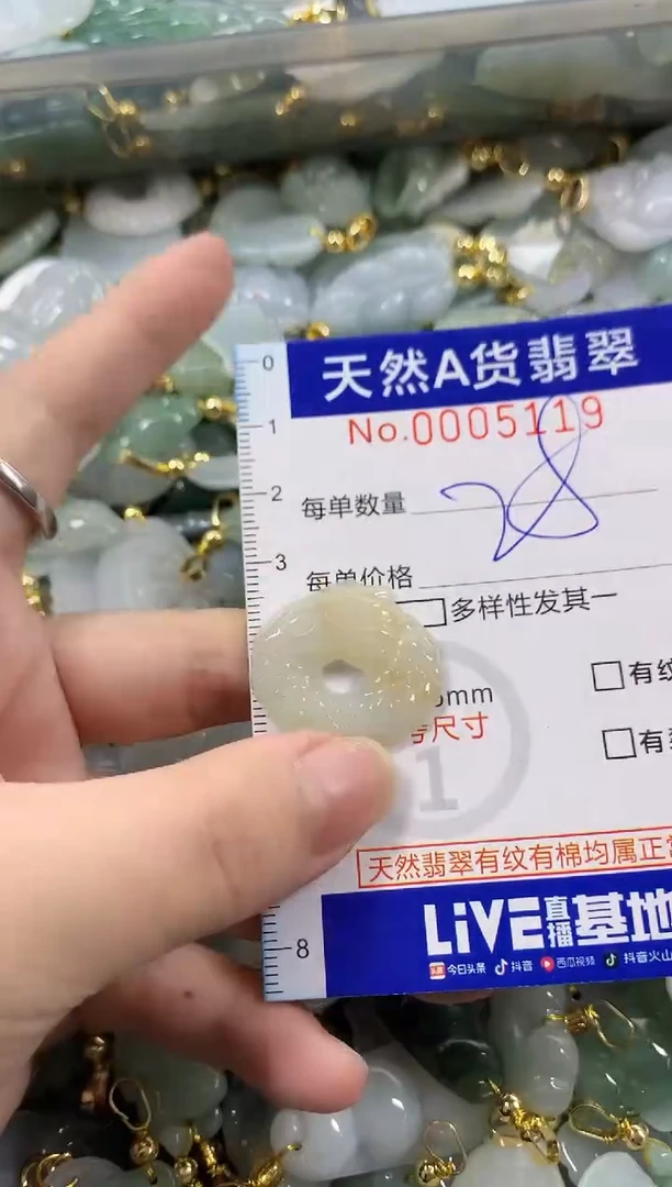 颈饰未镶嵌翡翠天然A货翡翠
