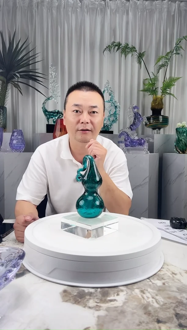 摆件琉璃水晶葫芦