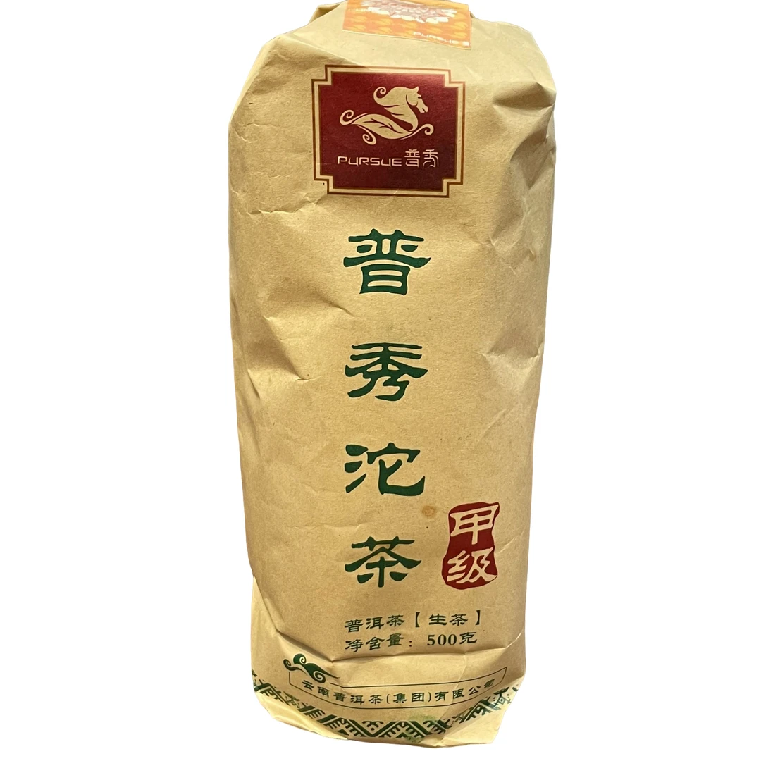 2007年普秀甲级沱茶500克普洱老生茶