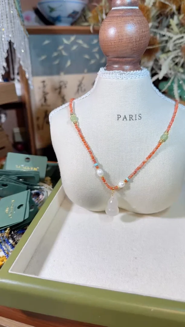 项链未镶嵌南红玛瑙077