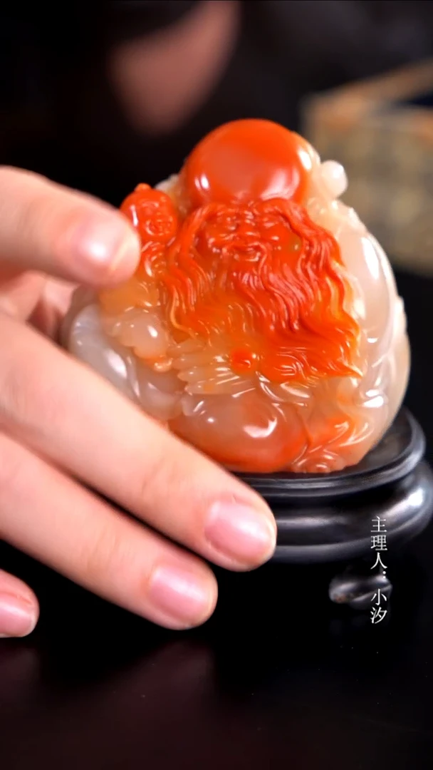 寿山石读*寿山石寿星摆件