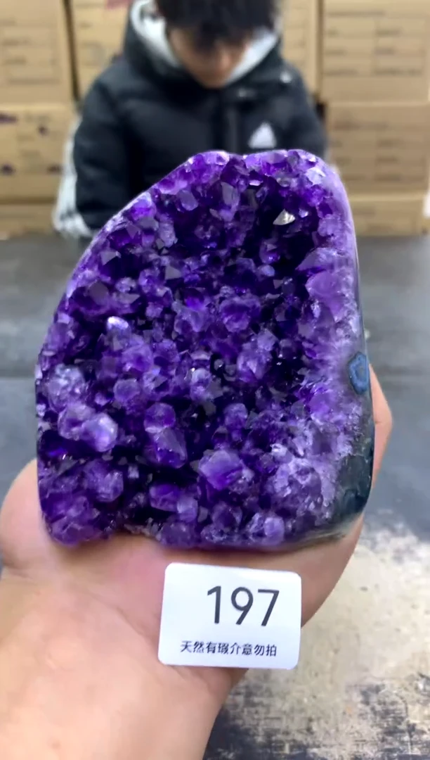 【闪购商品】水晶摆件未镶嵌天然紫水晶摆件197