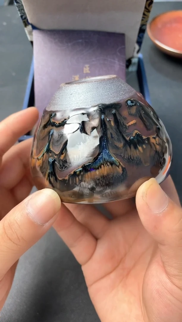 茶盏山水钵钵带礼盒