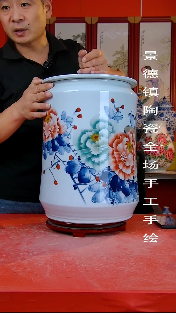 摆件景德镇陶瓷 全场手工手绘888