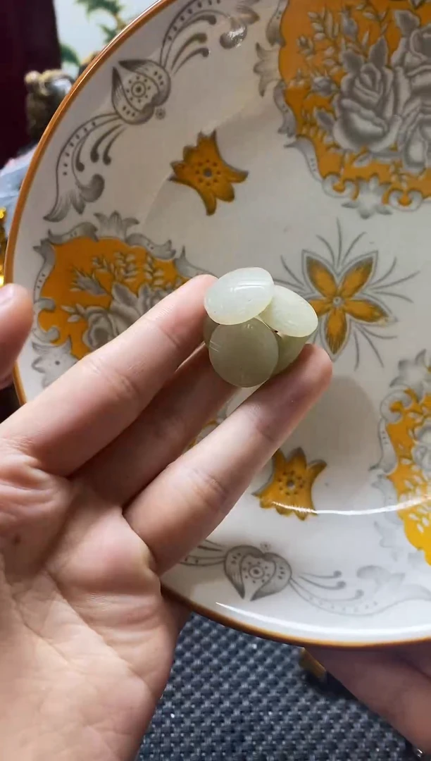 瓷片瓷片 瓷器 摆件5个
