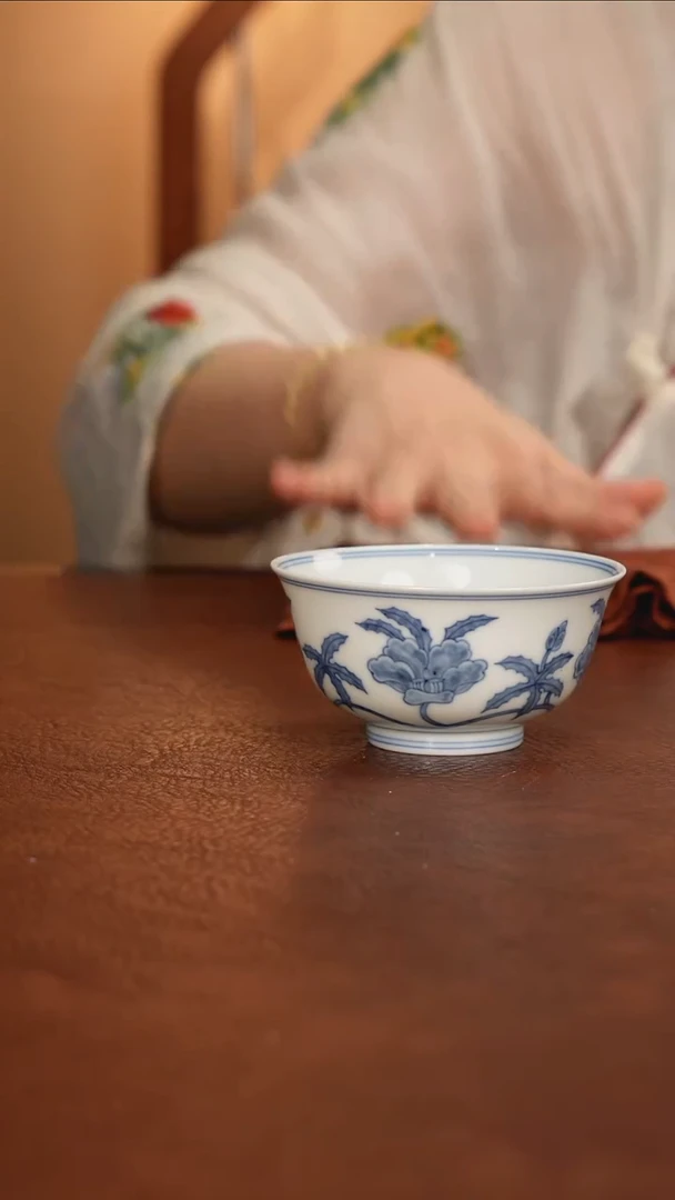 t*景德镇瓷器，青花瓷手绘茶具~