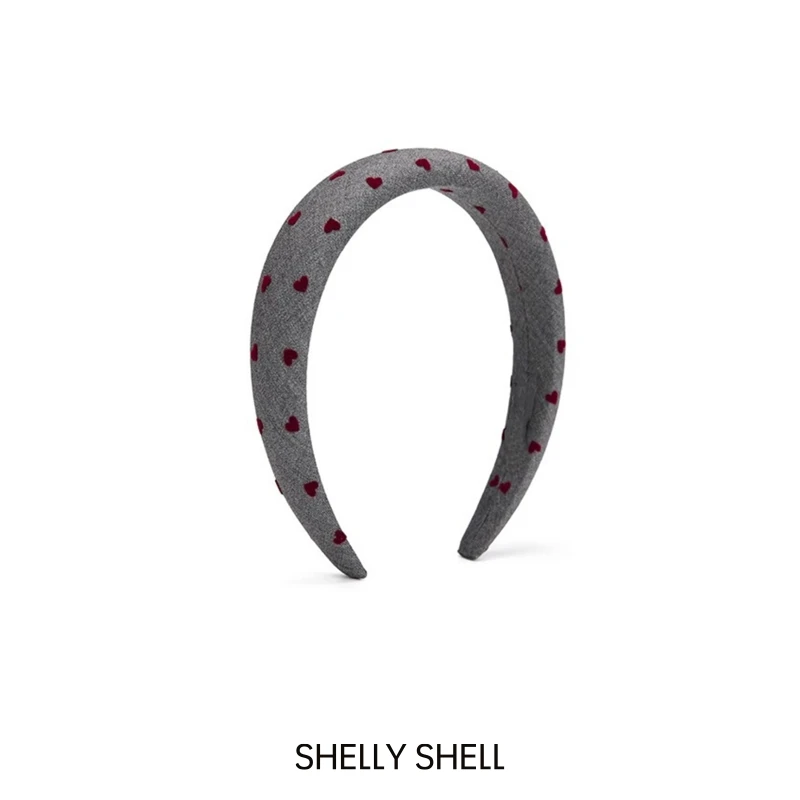 Shelly Shell 爱心年轮发箍 小众气质时尚简约