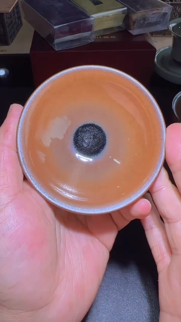 茶盏91柴烧建盏主人杯
