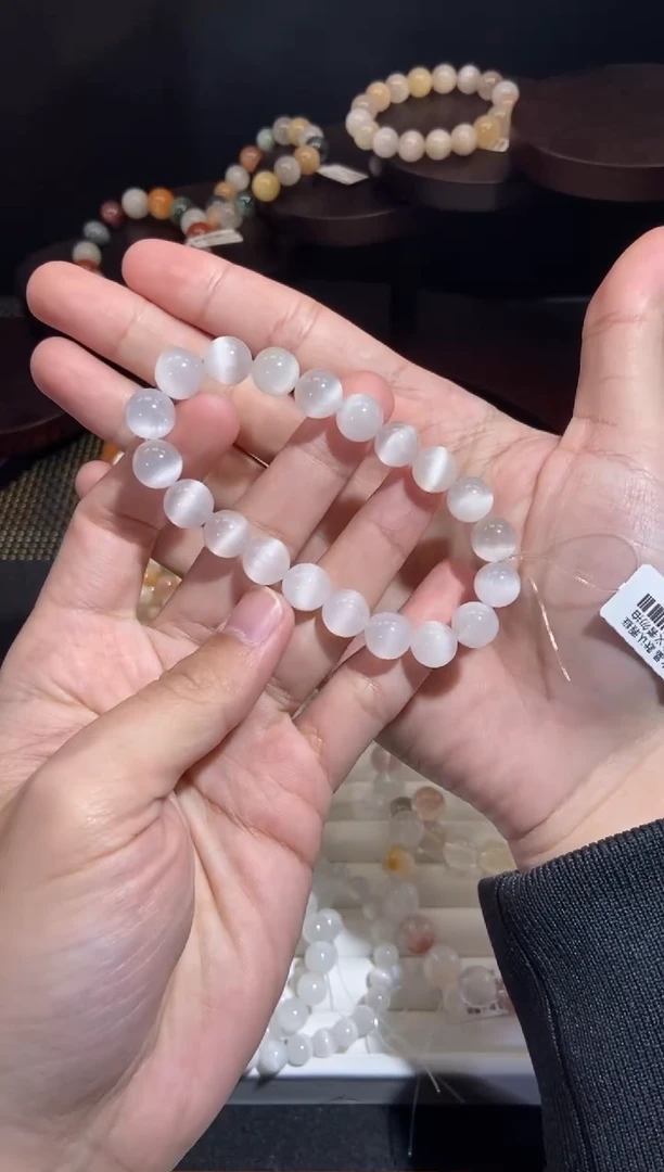 未镶嵌手串水晶29号链接-10咪+兔毛水晶手串