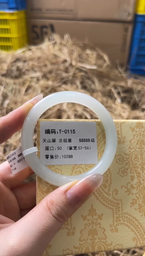 未镶嵌手镯石英质玉T-0115