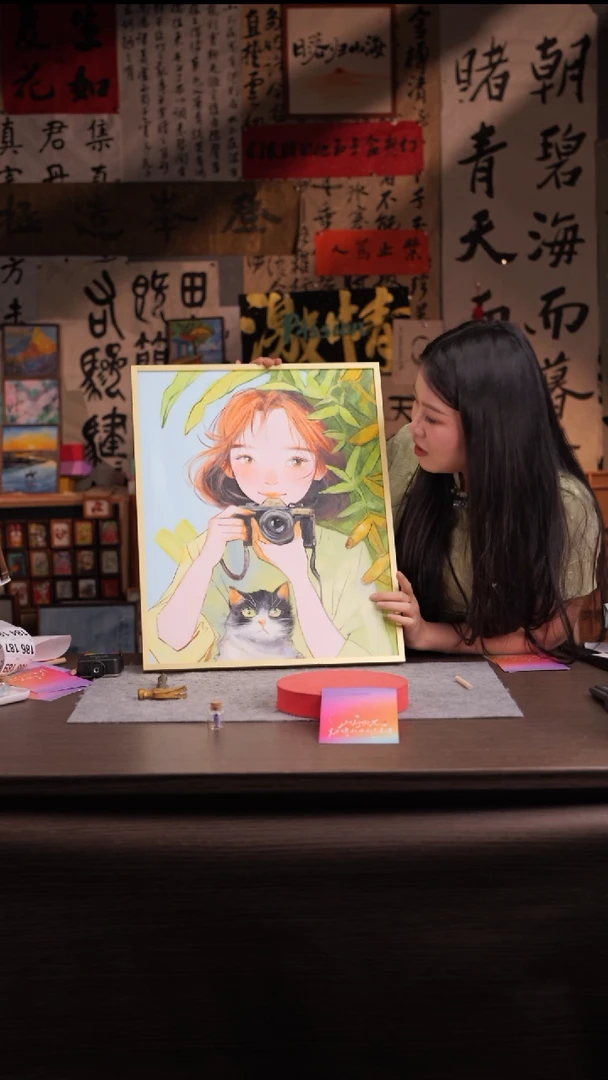 国画?****?183 油画 女孩