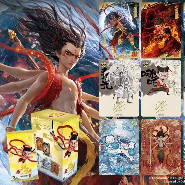 【喝粥】卡游正版授权哪吒之魔童闹海斗天包EX版卡牌盲盒代拆