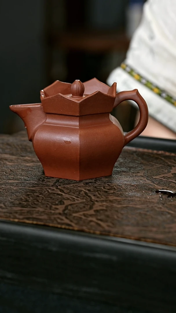 茶壶紫砂全手僧帽 一物见春