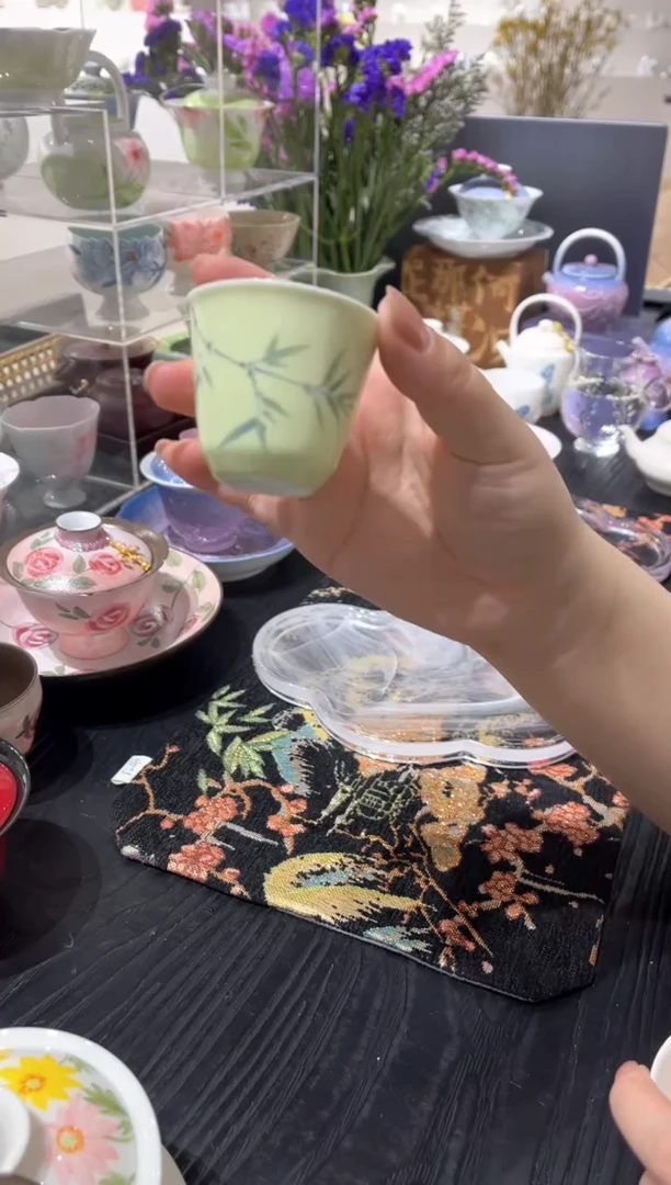 【闪购商品】DY-小苍翠-望舒茶杯-竹影