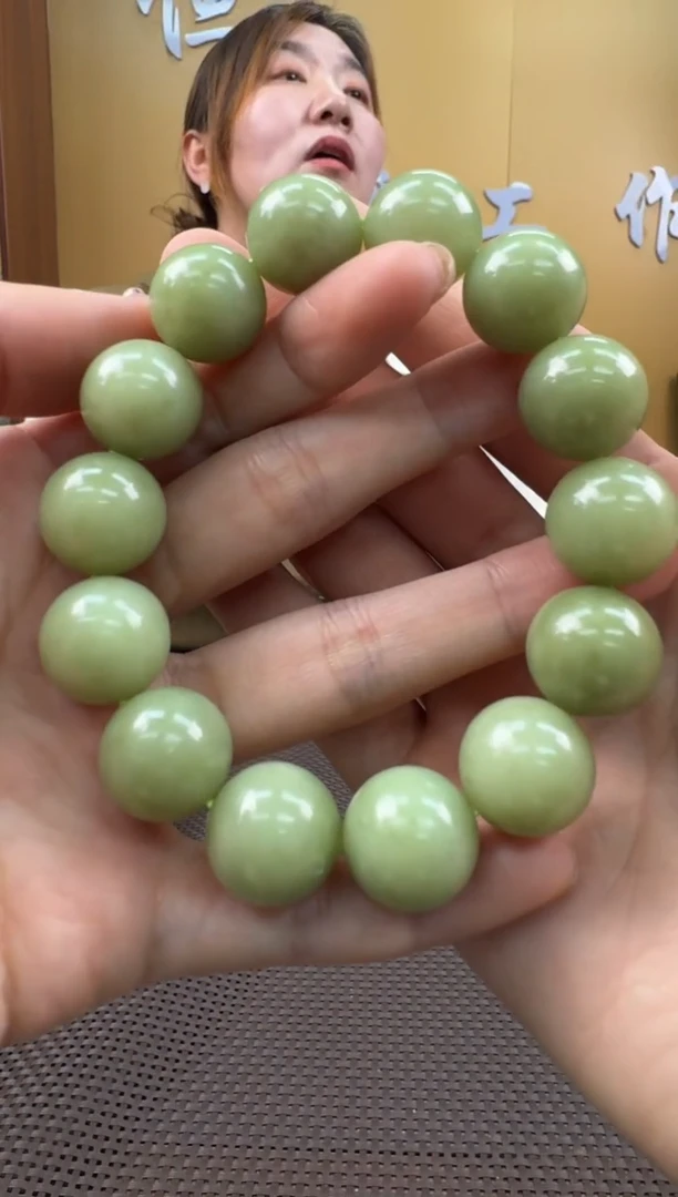 【闪购商品】和田玉手串未镶嵌15-16mm