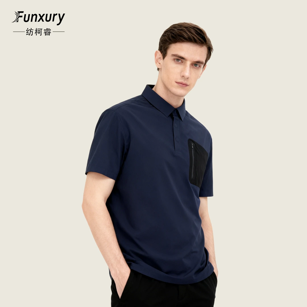 Funxury 纺柯睿翻领短袖POLO衫A05