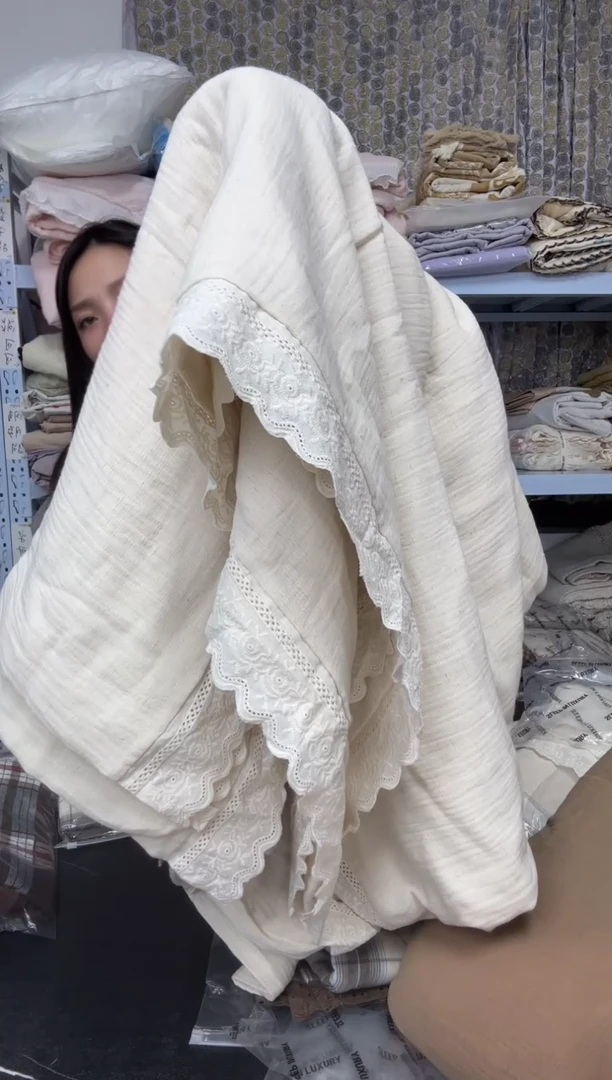 棉棉  微瑕 棉麻 被套