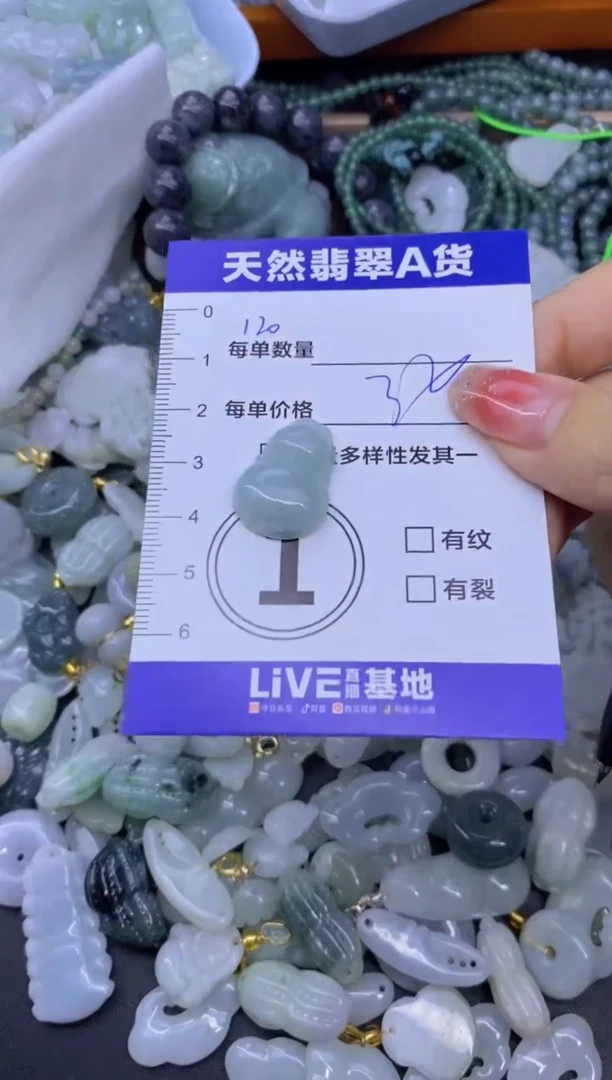 颈饰未镶嵌翡翠天然翡翠A货批量多样性发一件