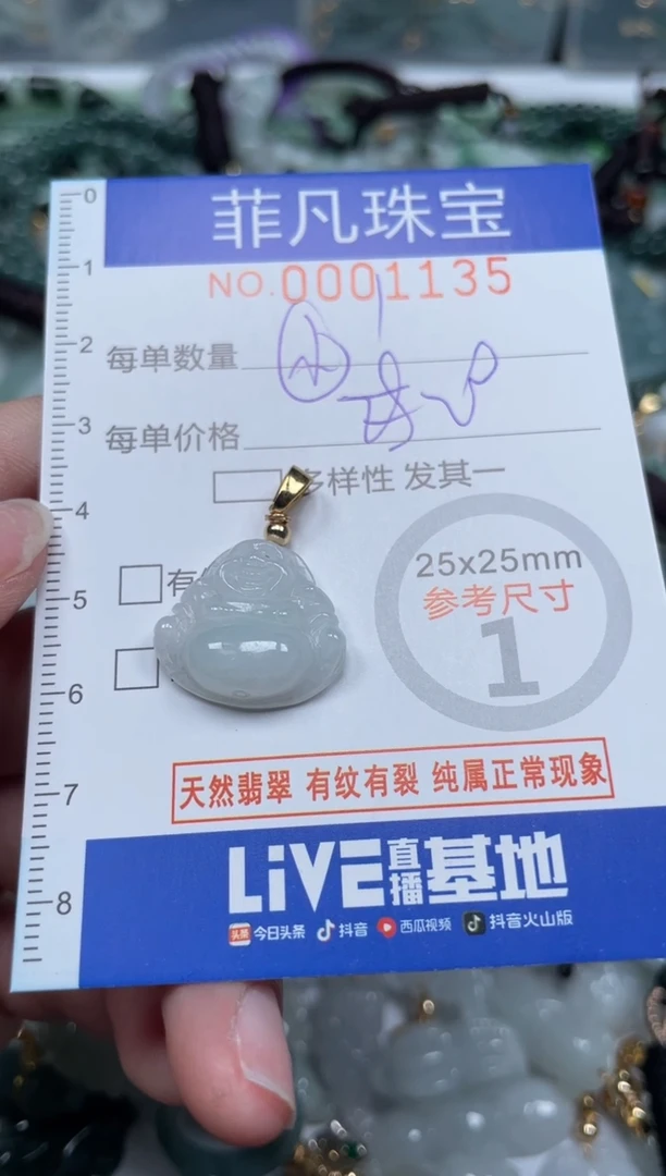 【闪购商品】翡翠颈饰未镶嵌00..1135