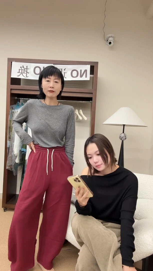 【LT李童NO退换】红色加绒卫裤