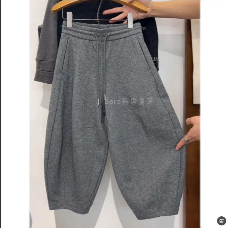 裤子春秋装2025新款儿童运动裤韩版休闲长裤大童香蕉裤潮