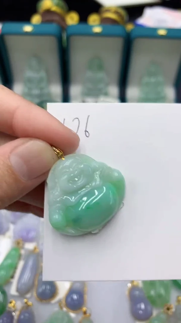 【闪购商品】翡翠颈饰18K金镶嵌1111111111