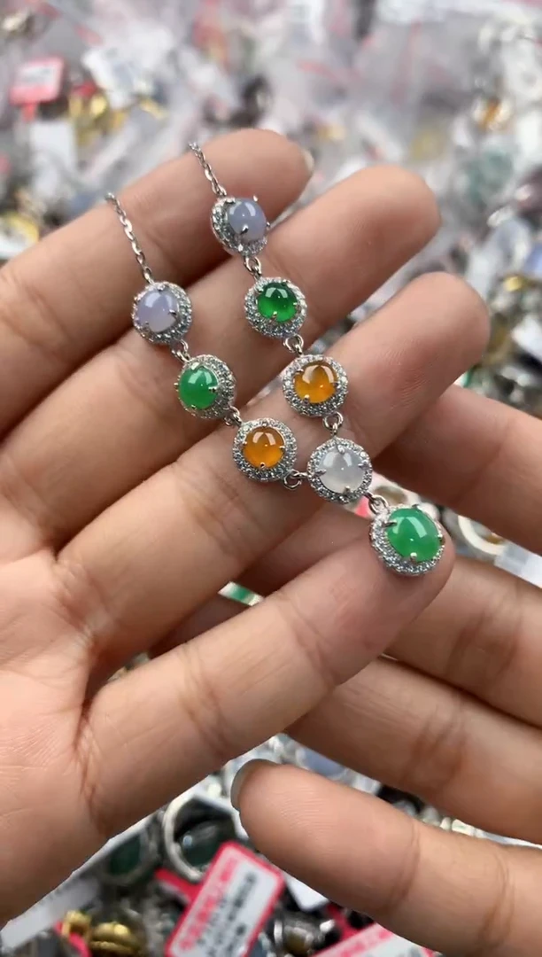 银S925镶嵌戒指翡翠3333----2