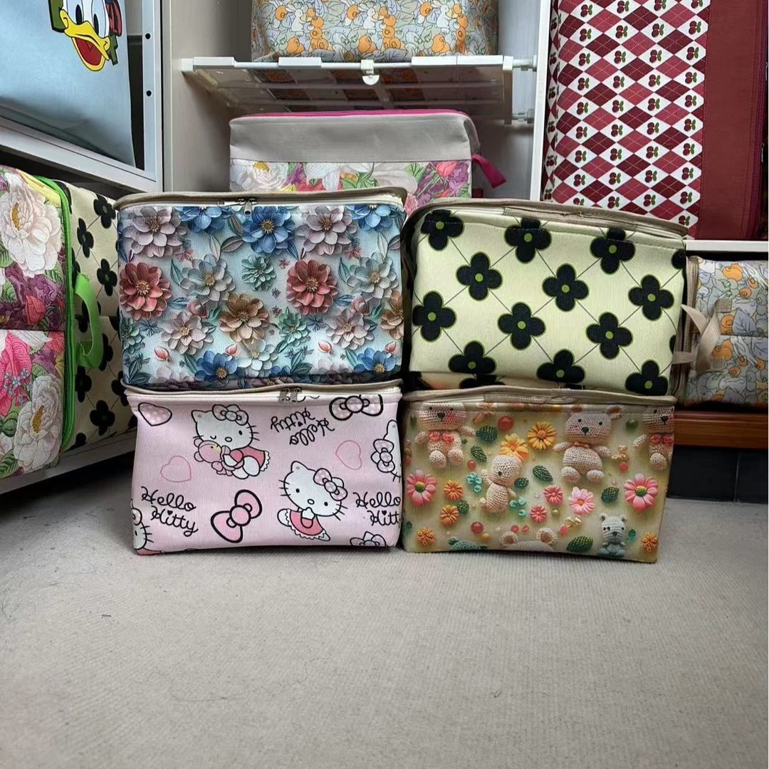 22升35*25*22拉链钢圈收纳袋内衣内裤袜子化妆品收纳包