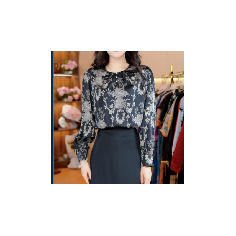 8686-17新款女士小衫上衣长袖