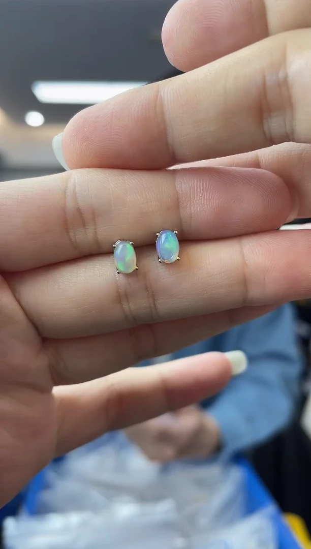 【闪购商品】欧泊·银S925镶嵌多样性一件发货
