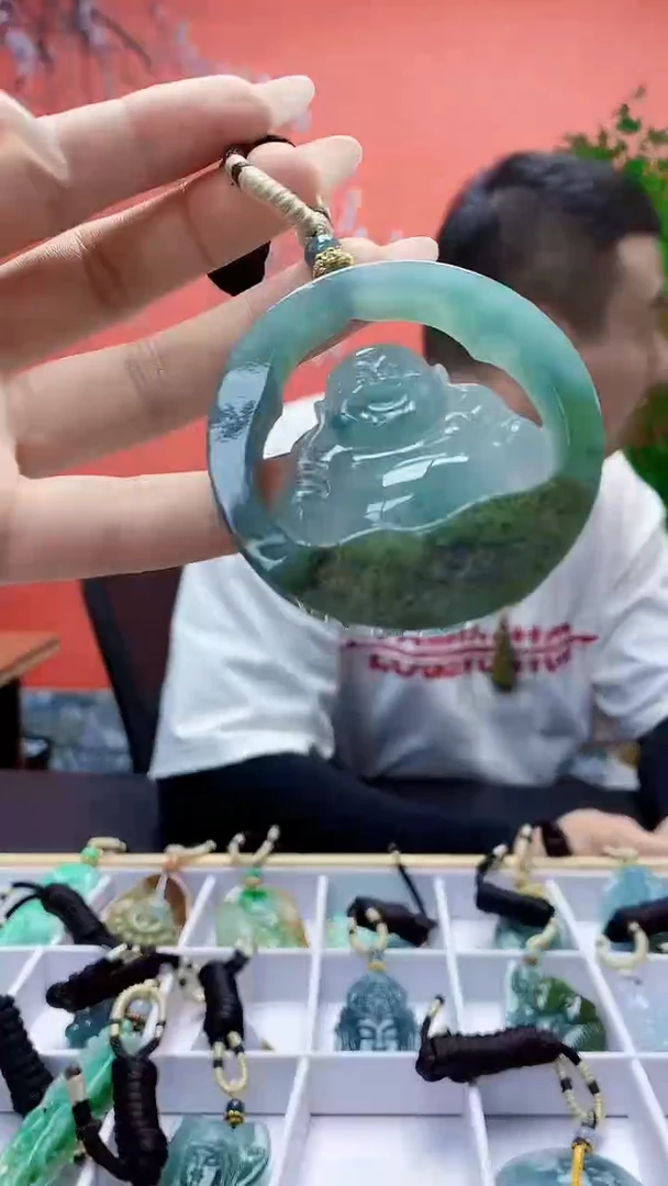 未镶嵌定制翡翠4898ty-毛货挂件51