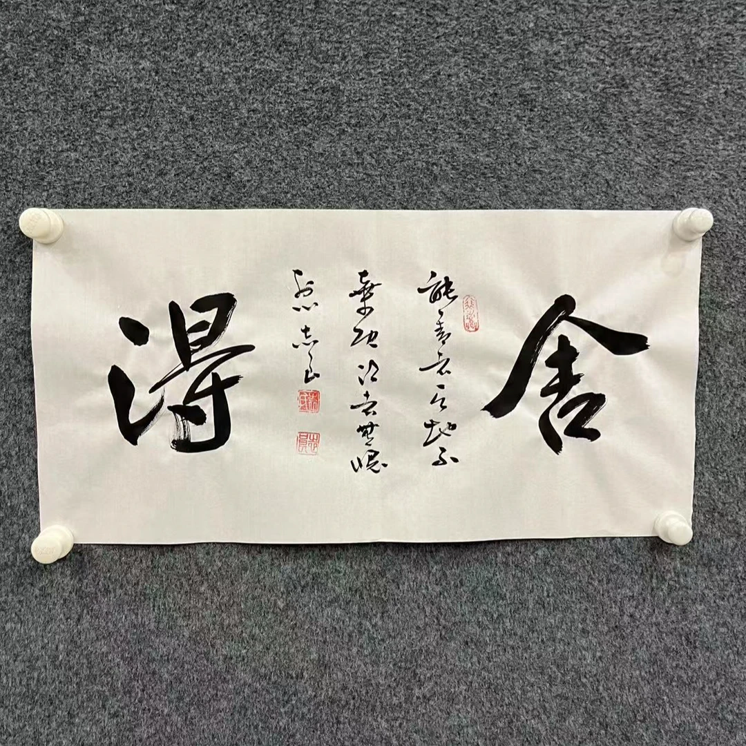 纯手绘书法-袁志良-舍得