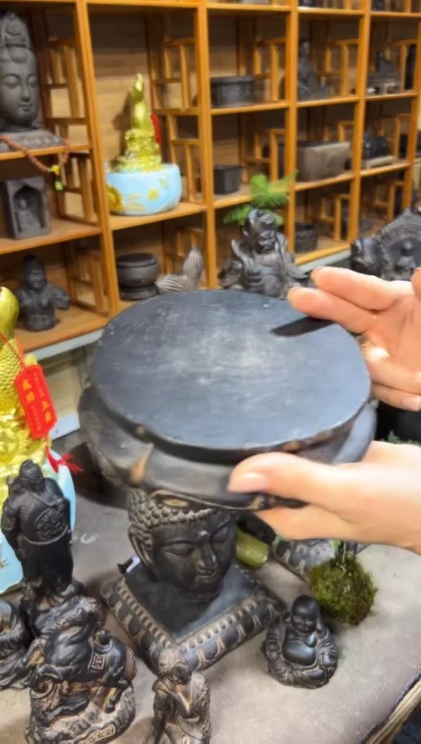陶土【火山泥】金箍坛底座
