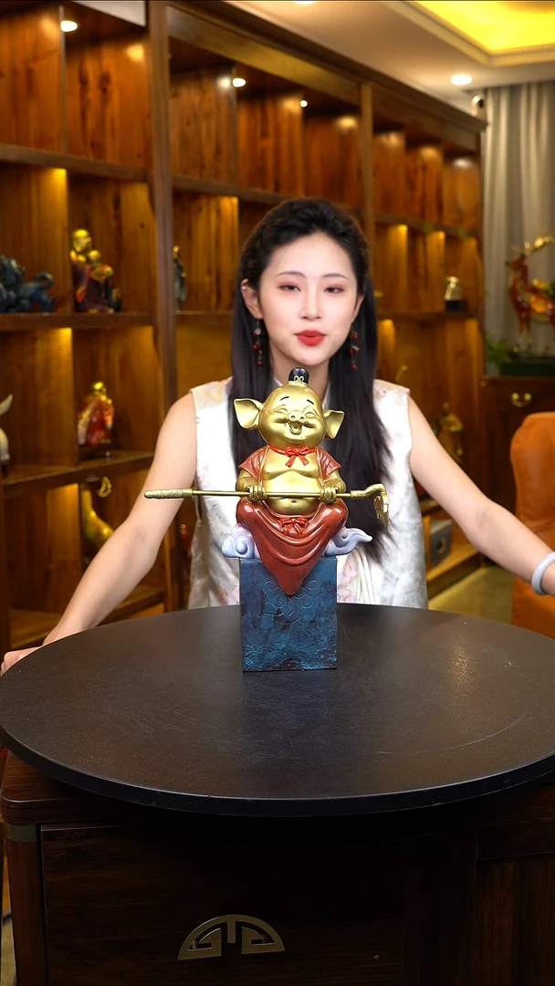 铜猪八戒黄铜摆件