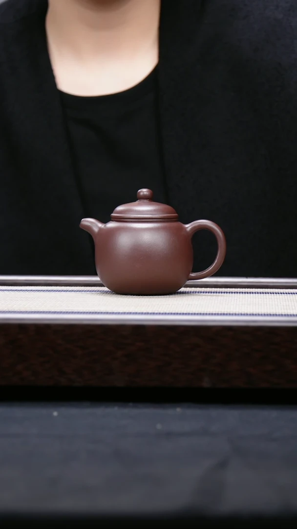 【闪购商品】紫砂茶壶深井紫泥  匏樽壶