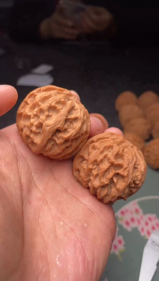 把件文玩核桃a374   苹果园 39尺