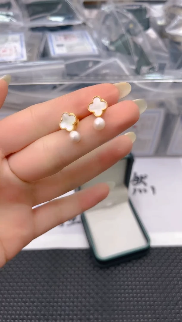 未镶嵌淡水珍珠耳饰ed1239