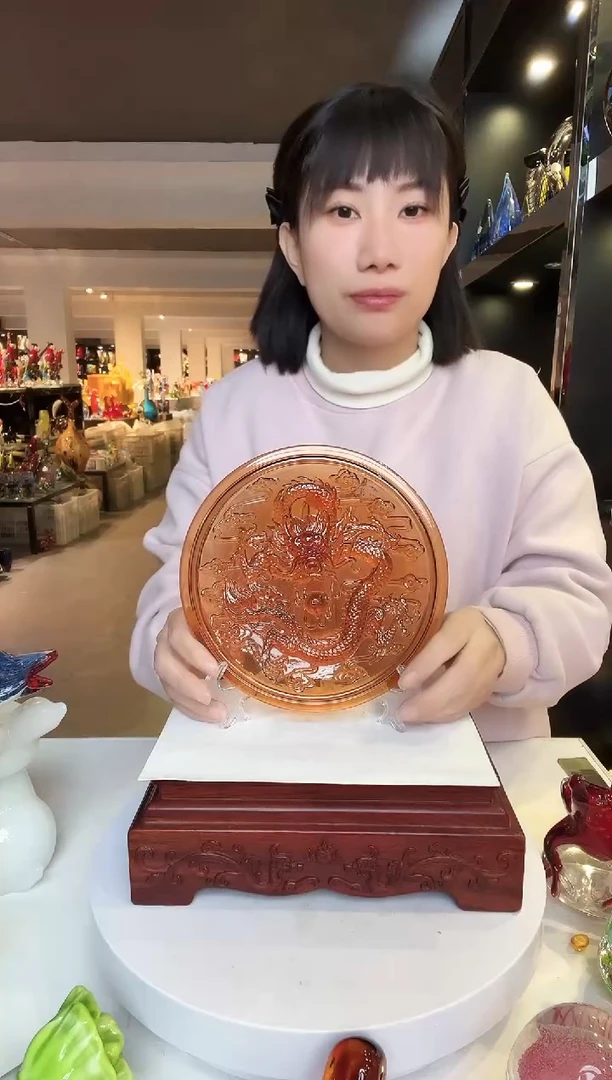 【闪购商品】茶盏琉璃摆件家居摆件