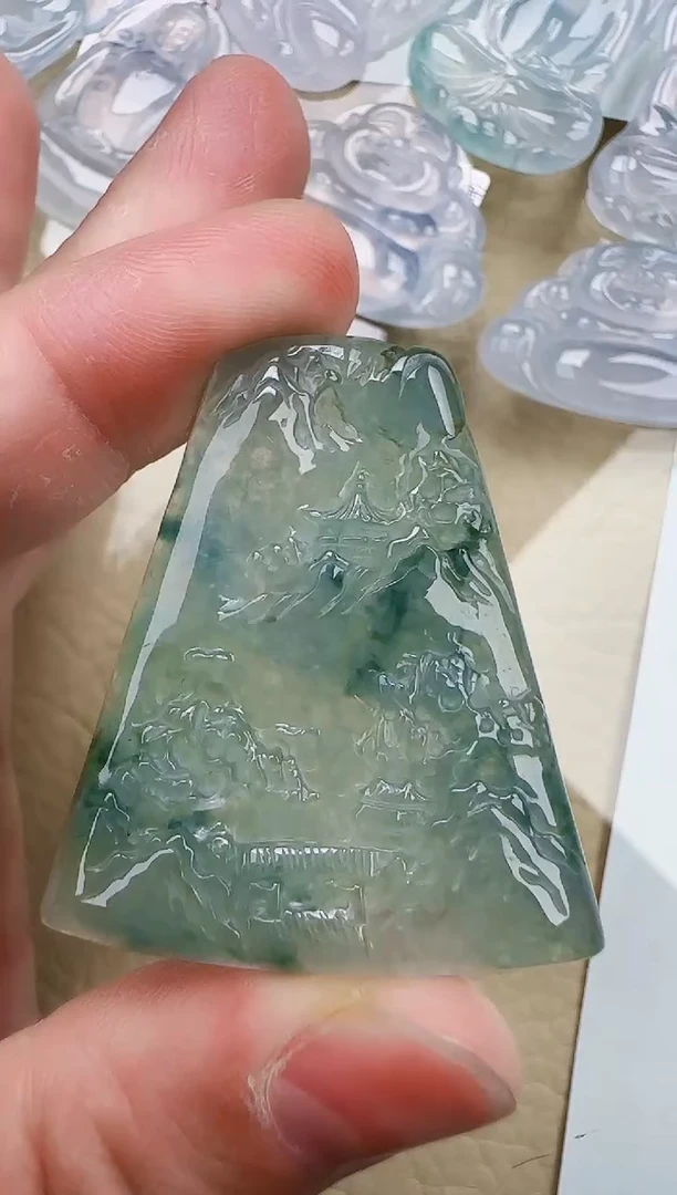 颈饰未镶嵌翡翠缅甸翡翠a货