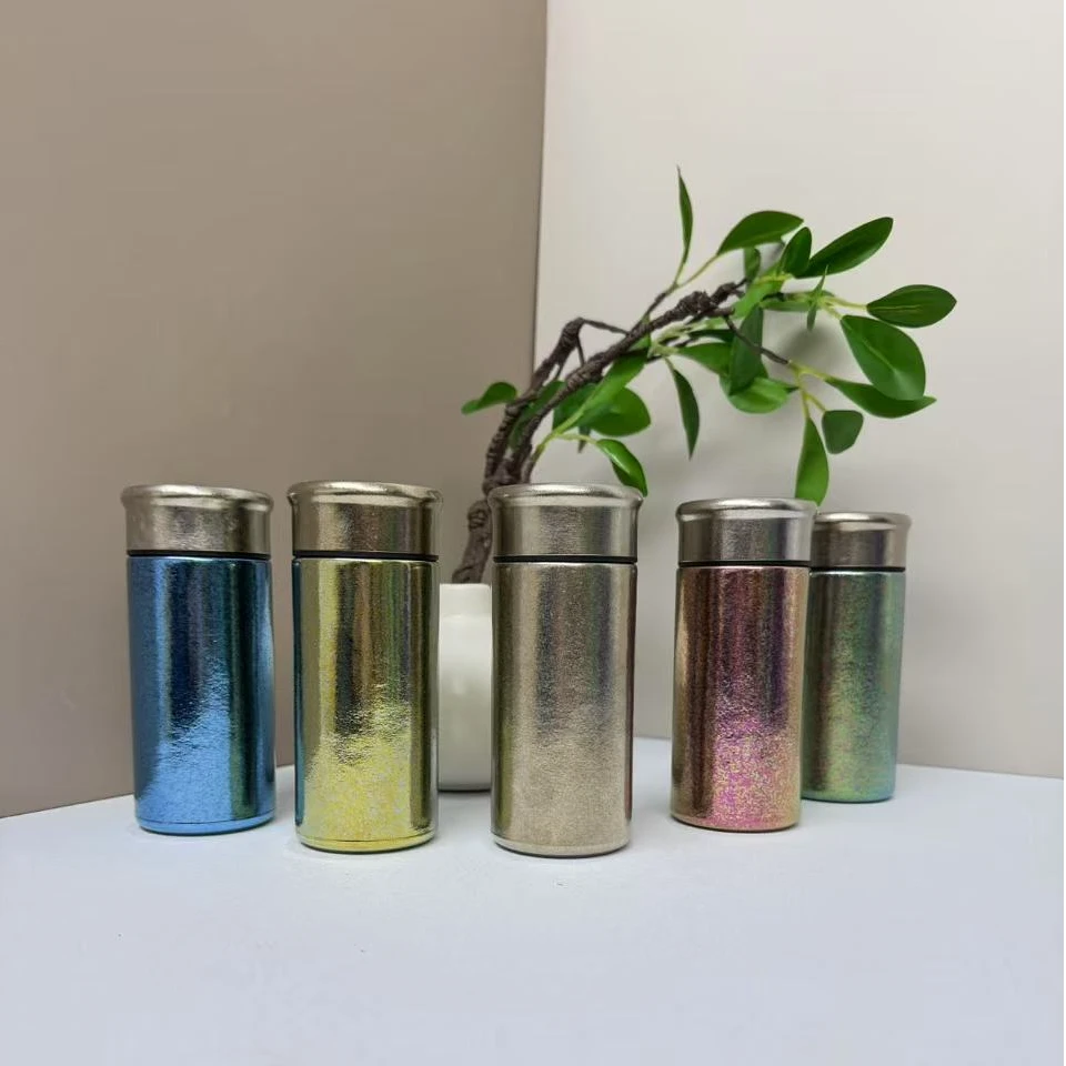 【纯钛杯】220MLmini纯钛口袋杯双层蘑菇盖内外纯钛保温杯小巧便携