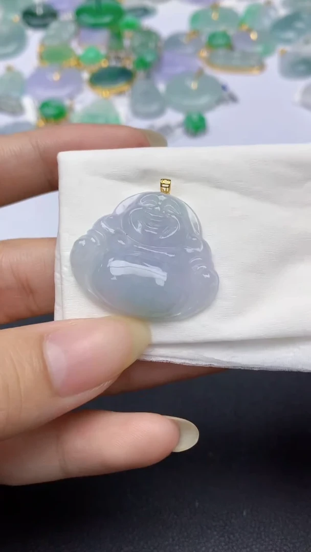 颈饰未镶嵌翡翠天然缅甸a货翡翠百元以上9元证书费自理