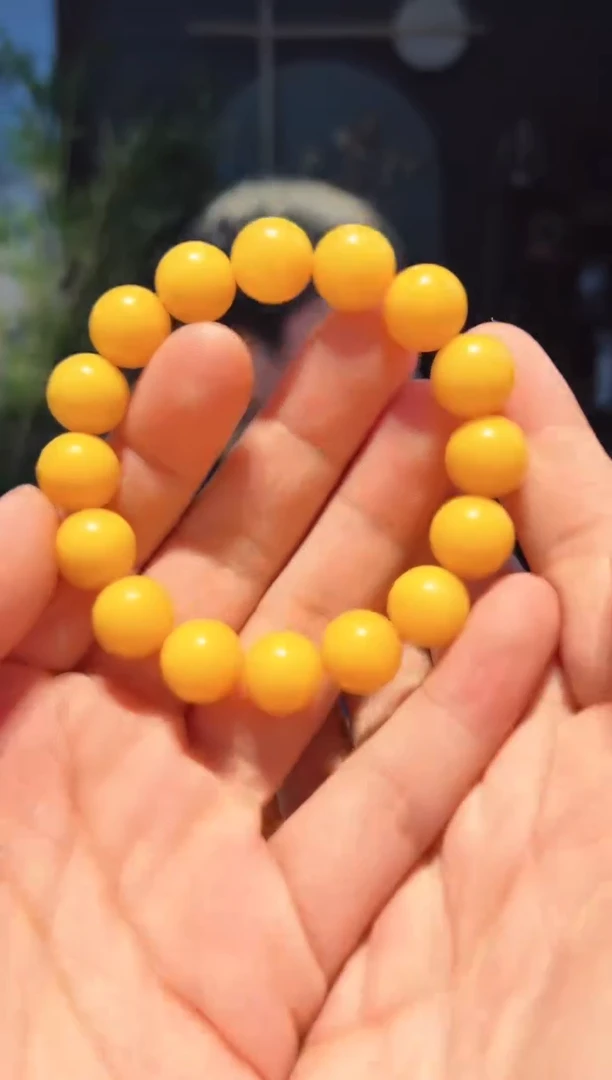 【闪购商品】蜜蜡手串未镶嵌单圈12+